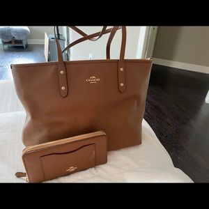 Coach Bag and matching zip wallet